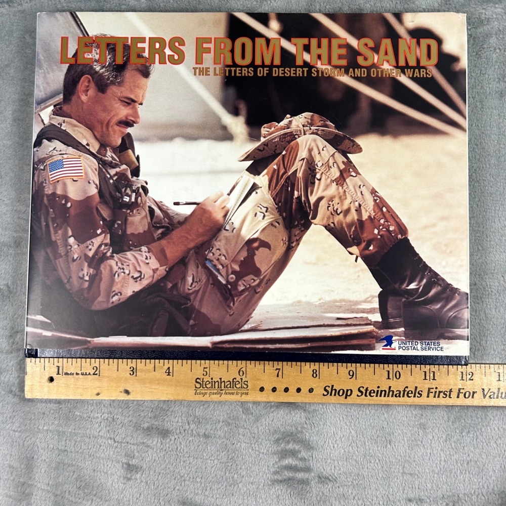 USPS Letters From The Sand Desert Storm Military History Book with Stamps 1991